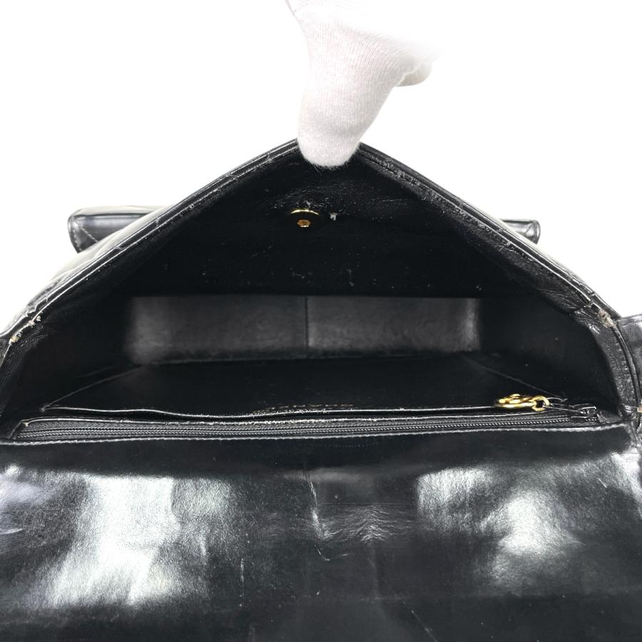 シャネル CHANEL ココマーク ショルダーバッグ ハンドバッグ マトラッセ ショルダーバッグ レザー ブラック レディース 中古_13
