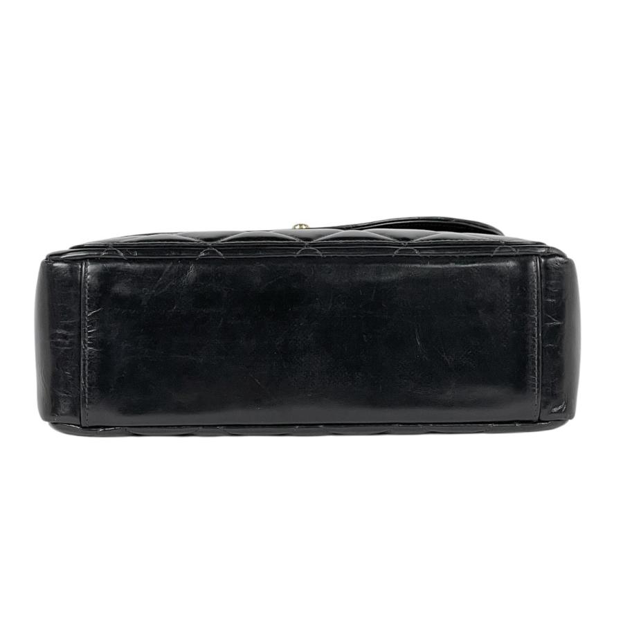 シャネル CHANEL ココマーク ショルダーバッグ ハンドバッグ マトラッセ ショルダーバッグ レザー ブラック レディース 中古_4