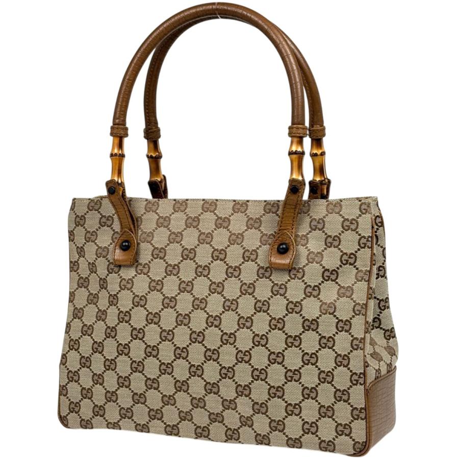GUCCI（グッチ） バンブー トートバッグ GG柄 竹 トートバッグ