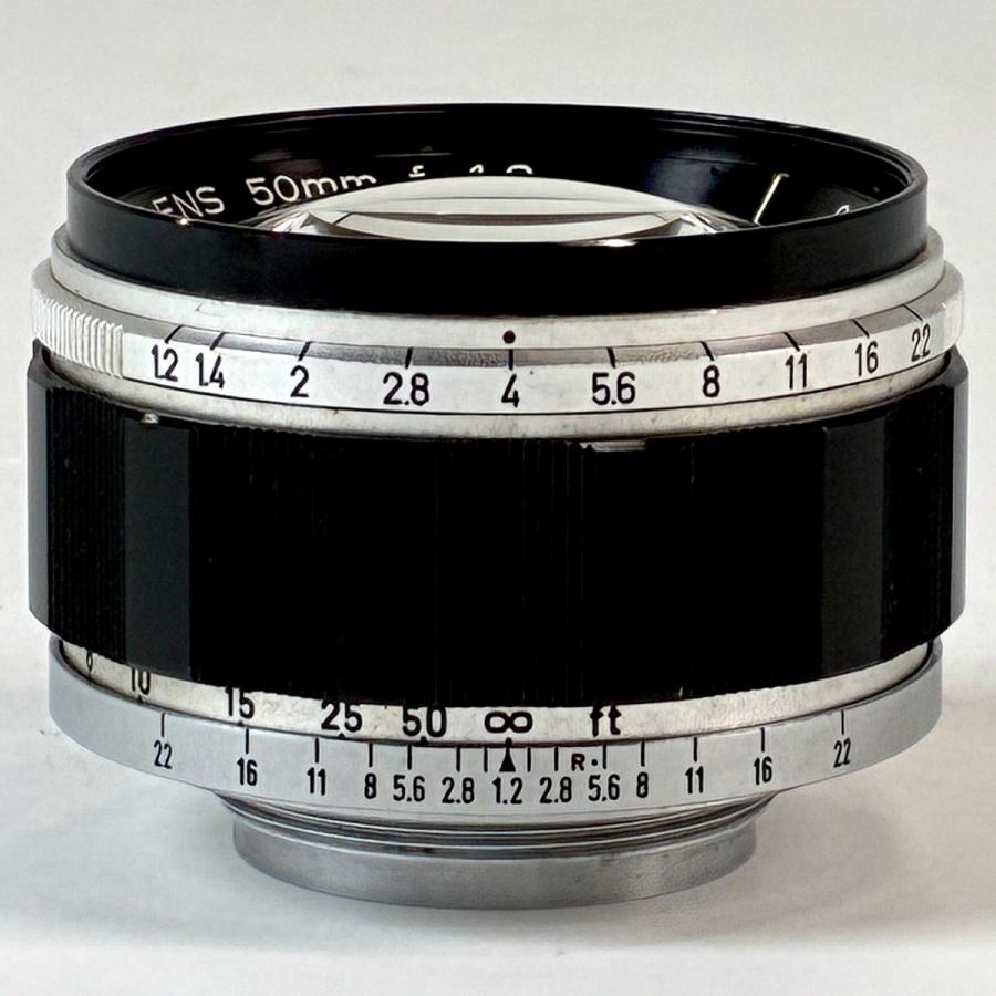 キヤノン 50mm F1.2 Lマウント L39 中古 キヤノン Canon 50mm F1.2 Lマウント L39 レンジファインダーカメラ用