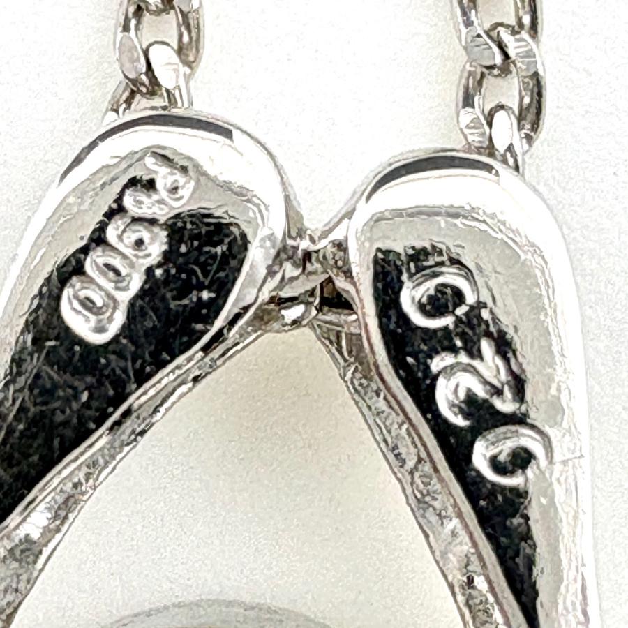 メレダイヤ デザインネックレス プラチナ ペンダント ネックレス Pt900 Pt850 ダイヤモンド レディース 中古