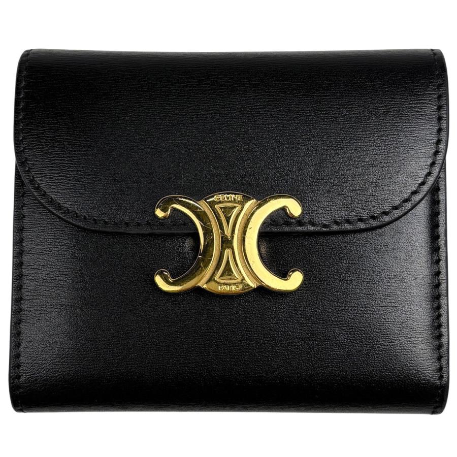 トリオンフ三つ折り財布 中古品 セリーヌ(CELINE)セリーヌ トリオンフ 三つ折り財布 三つ折り財布 財布