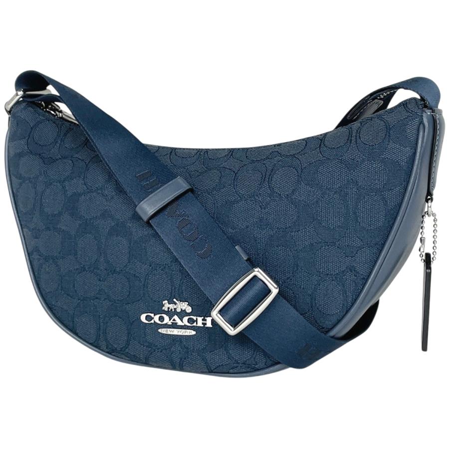【美品】COACH ショルダーバッグ ブルー COACH（コーチ） ペース ショルダーバッグ シグネチャー ショルダー