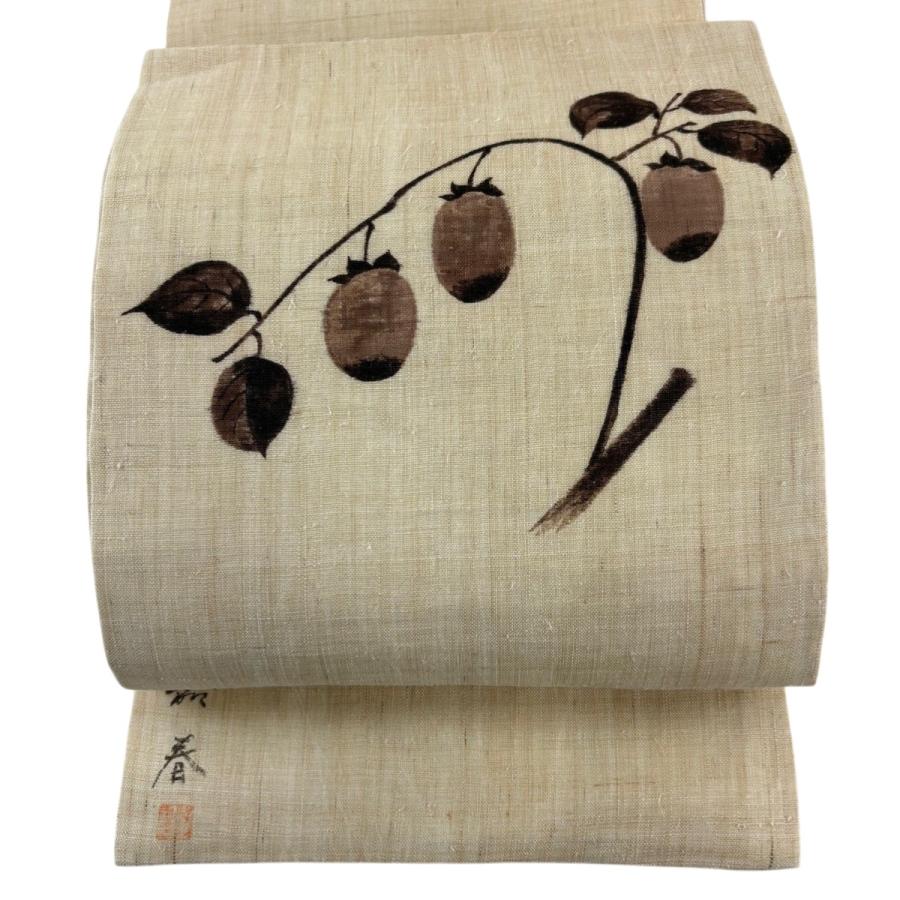 名古屋帯 名品 麻 【中古】 名古屋帯 名品 麻 【中古】の通販 by バイセル ラクマ店｜ラクマ