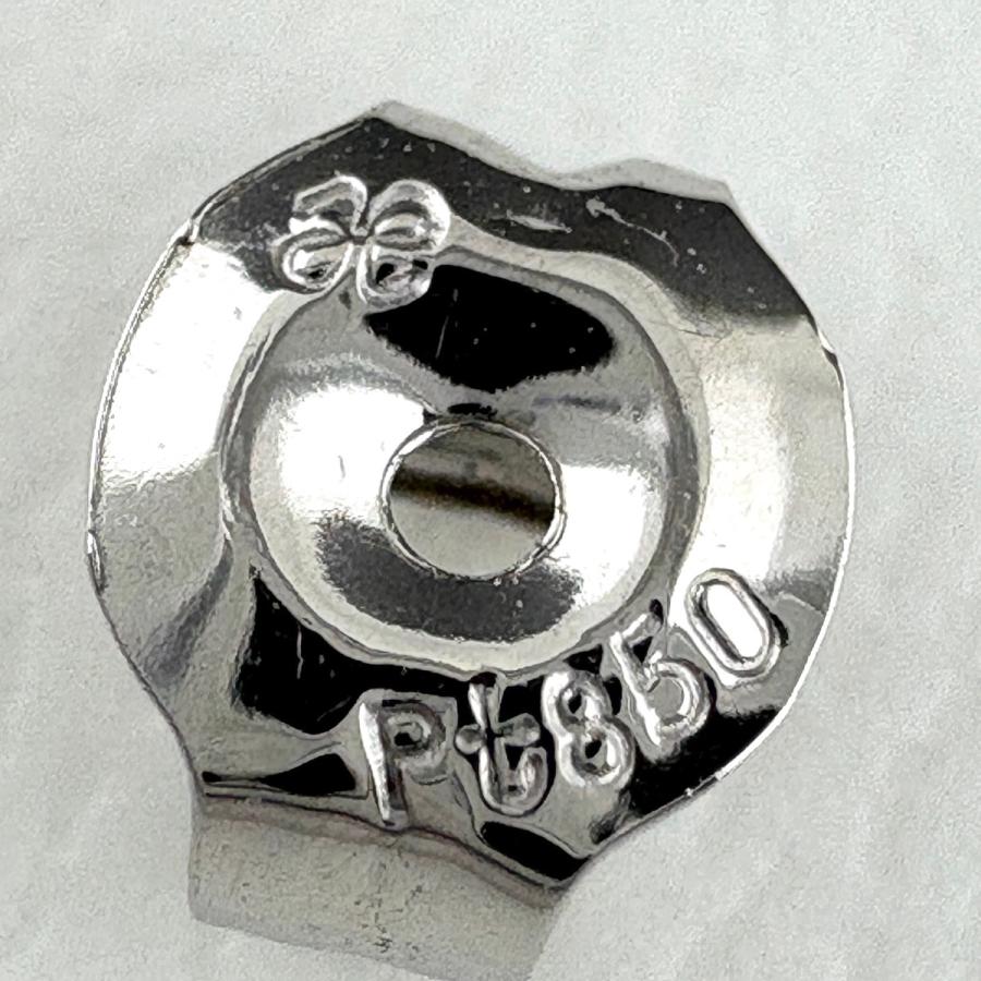 ルビー デザインピアス プラチナ メレダイヤ ピアス Pt850 ルビー ダイヤモンド レディース 中古_8