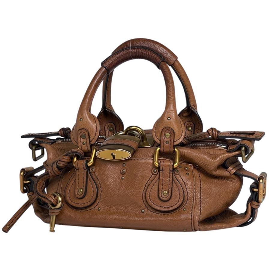 Chloe（クロエ） パディントン ハンドバッグ ロゴ ハンドバッグ