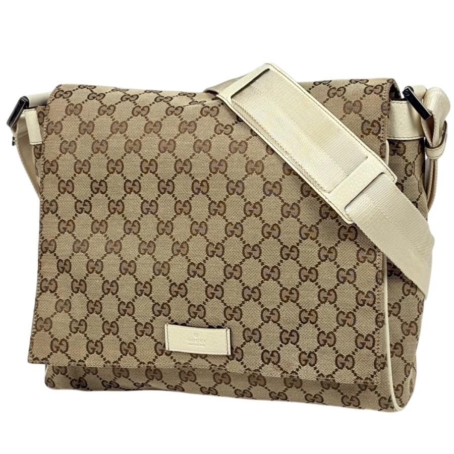 GUCCI（グッチ） GUCCI GG柄 ショルダーバッグ GGキャンバス ベージュ
