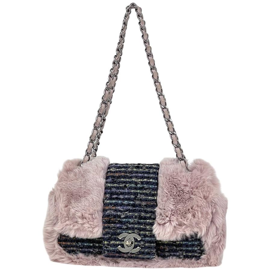CHANEL（シャネル） ココマーク チェーン ショルダーバッグ ツイード W