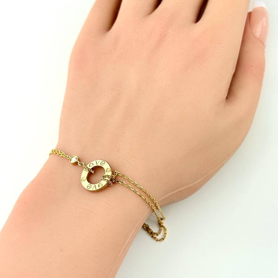 Cartier（カルティエ） ラブ サークル ブレスレット YG イエロー 