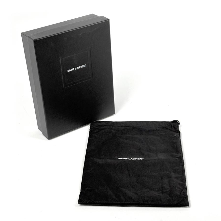 サンローランパリ SAINT LAURENT PARIS ロゴ チェーン ウォレット