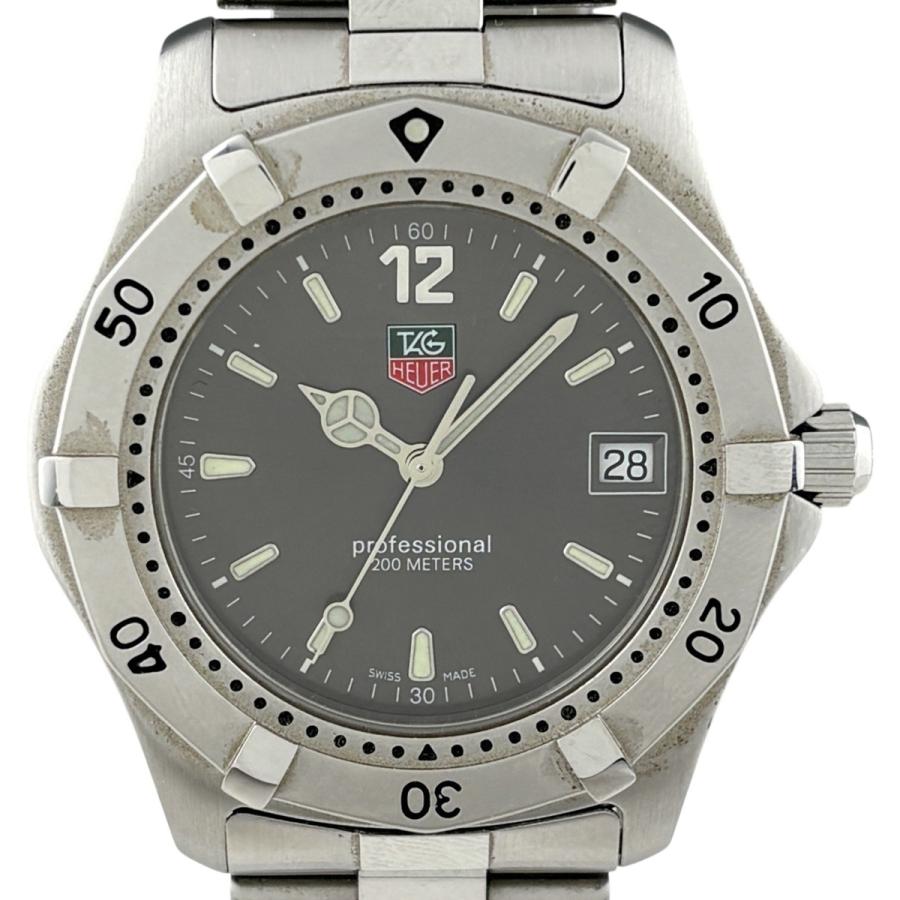 【美品】タグホイヤー クォーツ【WK1115-1】【稼働品】メンズ 付属品有り TAG HEUER（タグ・ホイヤー） 保証書 プロフェッショナル 200 WK1115-1