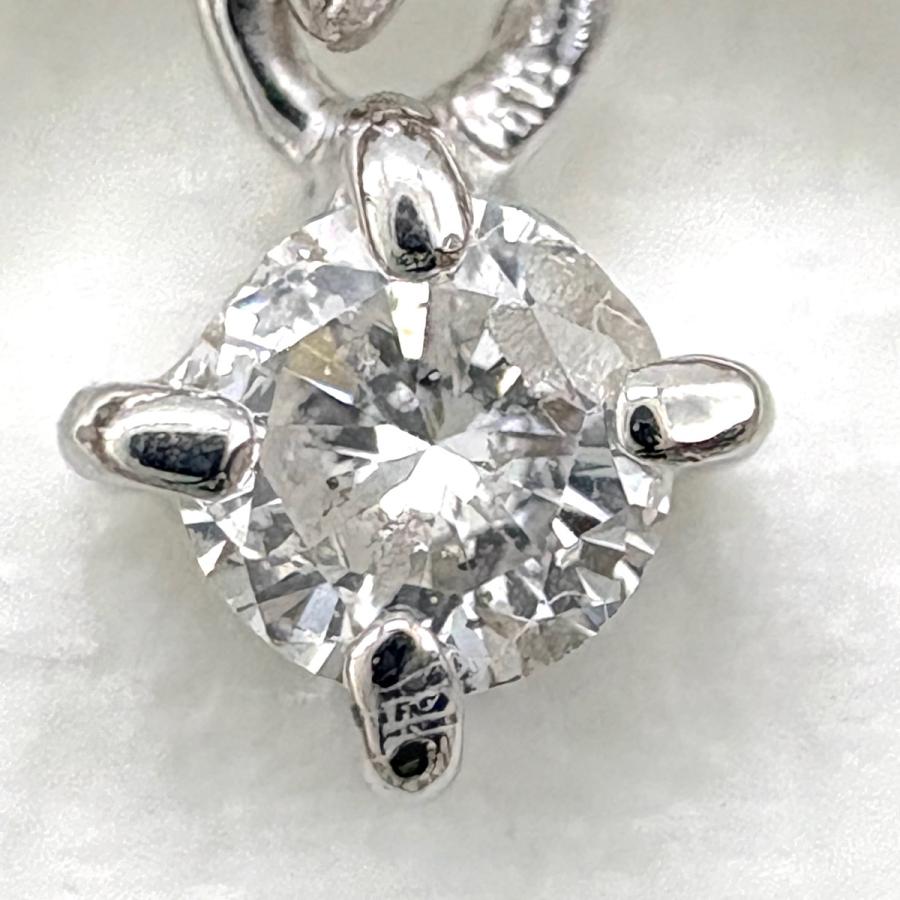 メレダイヤ ペンダントトップ プラチナ ペンダントトップ Pt900 ダイヤモンド レディース 中古_1