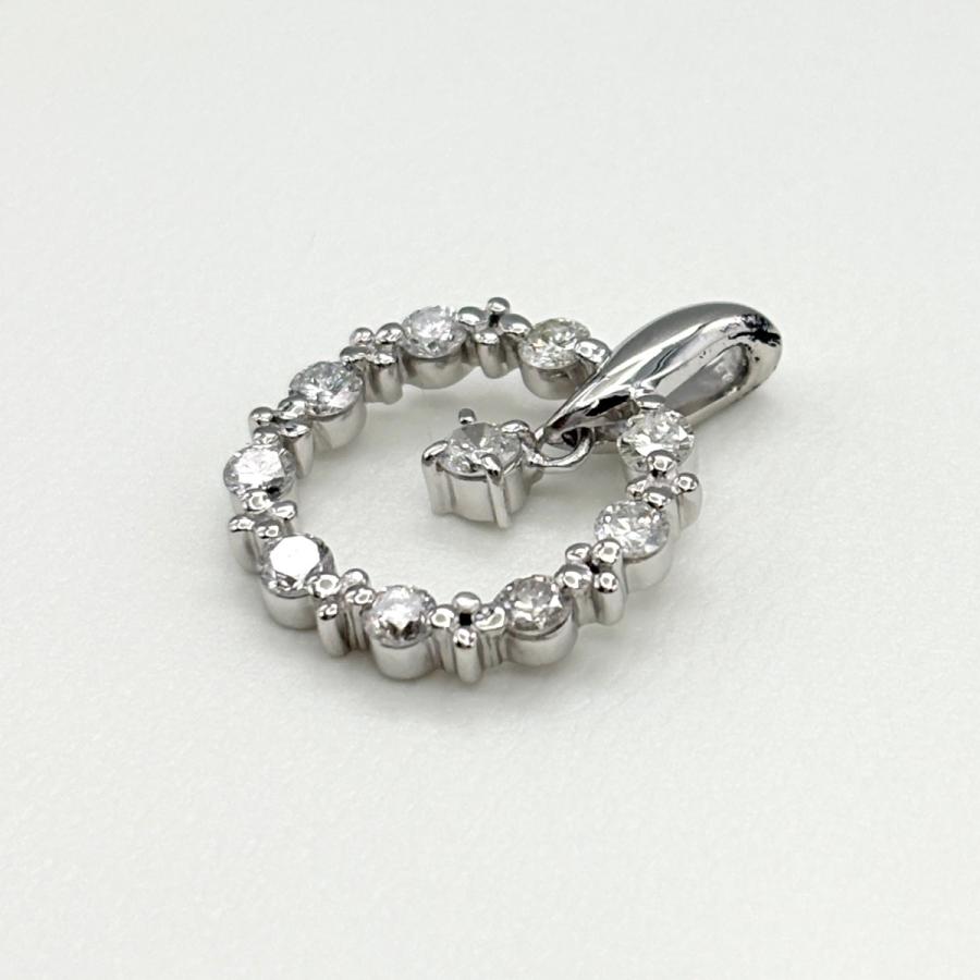 メレダイヤ ペンダントトップ プラチナ ペンダントトップ Pt900 ダイヤモンド レディース 中古_2