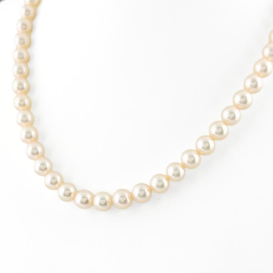 タサキ TASAKI パール デザインネックレス シルバー 真珠 ネックレス 