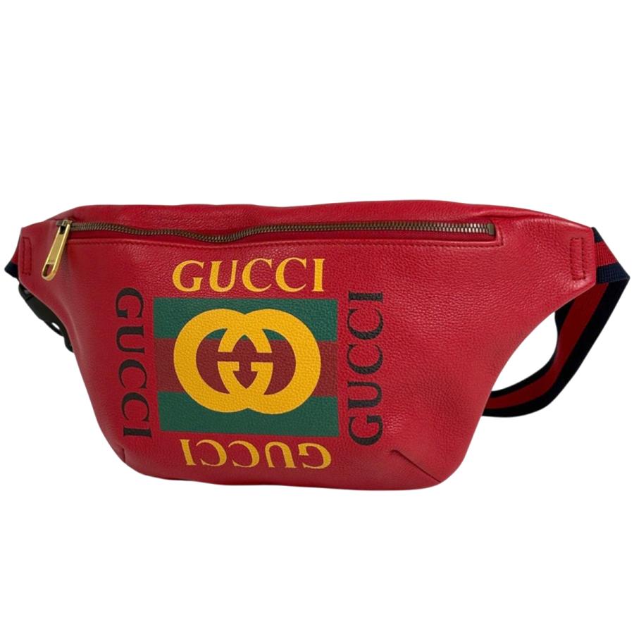 GUCCI レザー ボディバッグ ウェブライン GUCCI（グッチ） バッグ メンズ ショルダーバッグ メッセンジャー