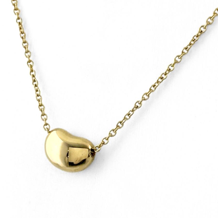 TIFFANY&Co.（ティファニー） ビーン ネックレス YG イエローゴールド 