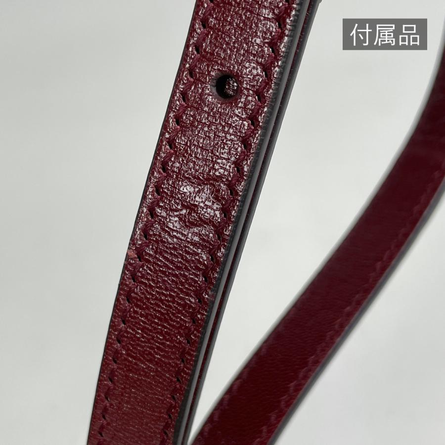 グッチ GUCCI かご ハンドバッグ 2WAY ショルダーバッグ 籐 ハンドバッグ ラタン ベージュ ボルドー 574429 レディース 中古_7