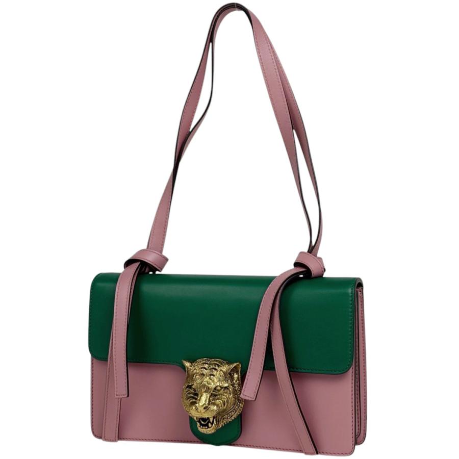 GUCCI（グッチ） アニマリエ タイガーヘッド 肩掛け ショルダーバッグ