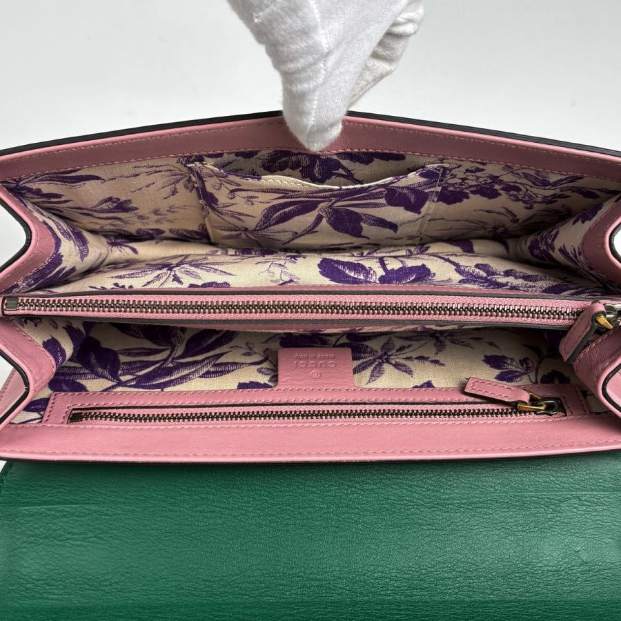 GUCCI 2way ショルダーバッグ オールレザー A4収納可能 アニマリエ GUCCI（グッチ） アニマリエ タイガーヘッド 肩掛け ショルダーバッグ