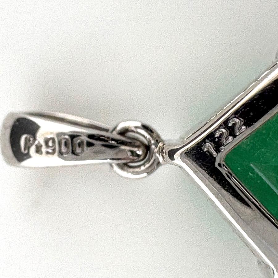 エメラルド ペンダントトップ プラチナ Pt900 レディース 中古 