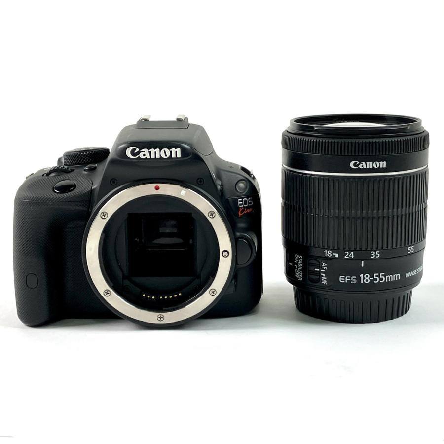 【中古】Canon キヤノン EOS Kiss X7 EF-S 18-55mm IS STM レンズキット ブラック シャッター回数僅少 キヤノン Canon EOS Kiss X7 EF-S 18-55 IS STM レンズキット デジタル