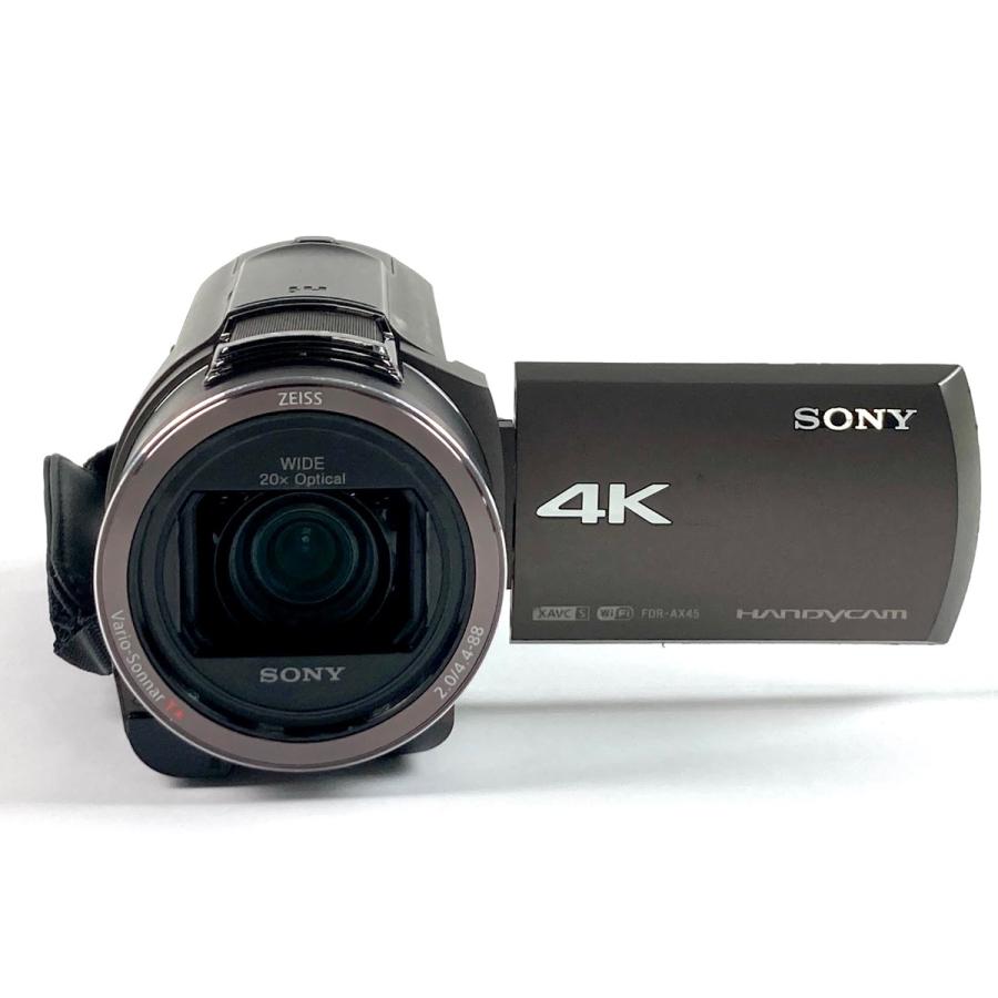 ソニー SONY デジタル4Kビデオカメラレコーダー FDR-AX45 ブロンズ