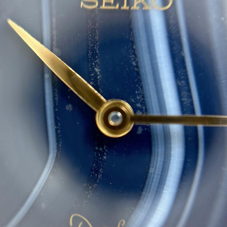 セイコー SEIKO ドルチェ 8N40-6050 腕時計 SS YG クォーツ ブルー系