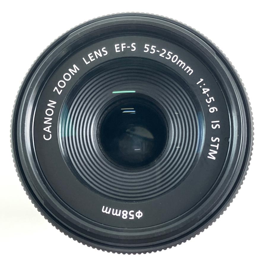 キヤノン Canon EF-S 55-250mm F4-5.6 IS STM 一眼カメラ用レンズ（オートフォーカス） 中古