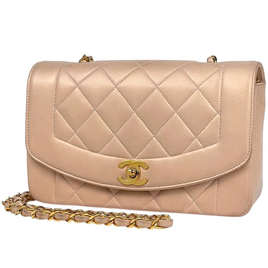 CHANEL（シャネル） ダイアナ マトラッセ シングルフラップ チェーン 