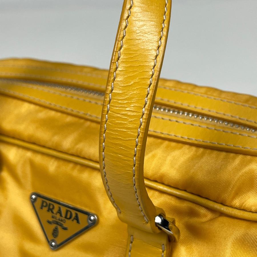 PRADA（プラダ） ロゴプレート ハンドバッグ 2WAY ショルダーバッグ