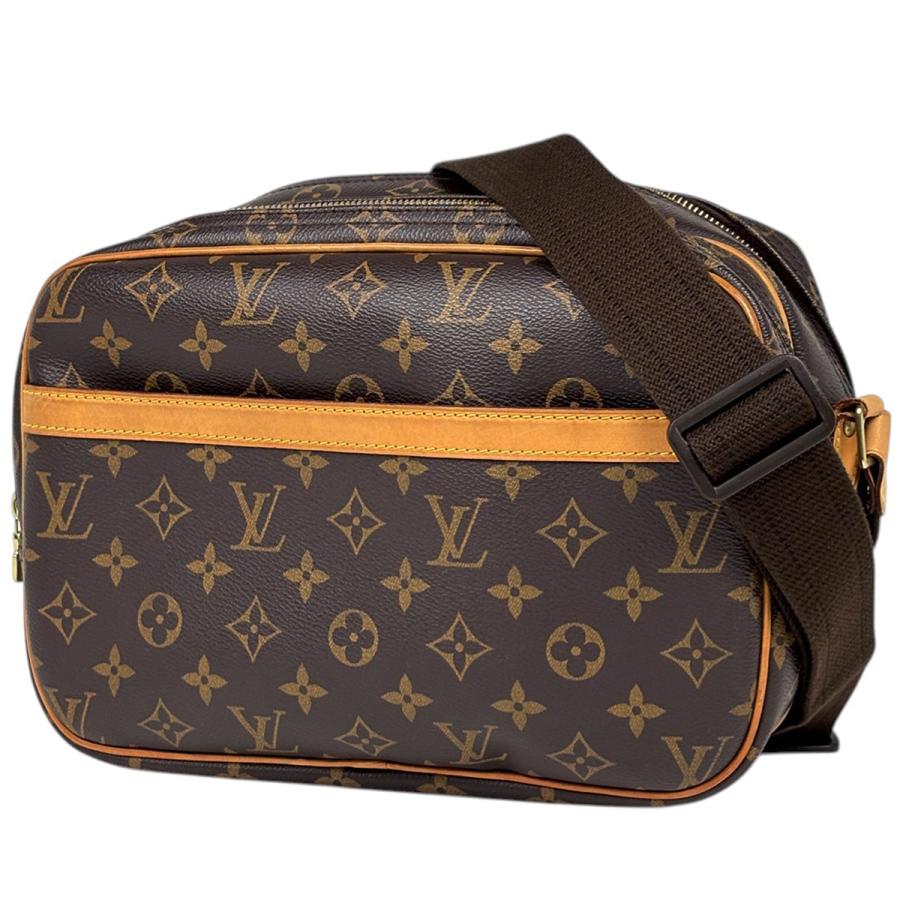 【鑑定済】ルイヴィトン モノグラム ショルダーバッグ リポーター PM LOUIS VUITTON（ルイ・ヴィトン） リポーターPM 斜め掛け ショルダー