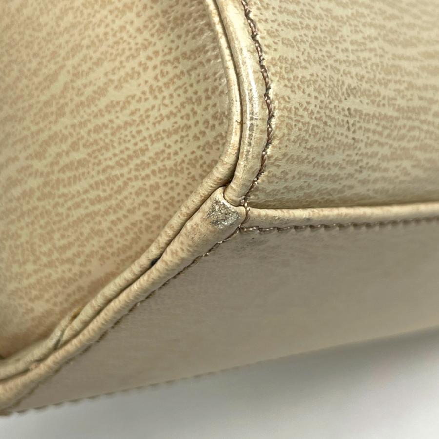 ロエベ LOEWE ベラスケス ハンドバッグ レザー アイボリー ライトグリーン レディース 中古
