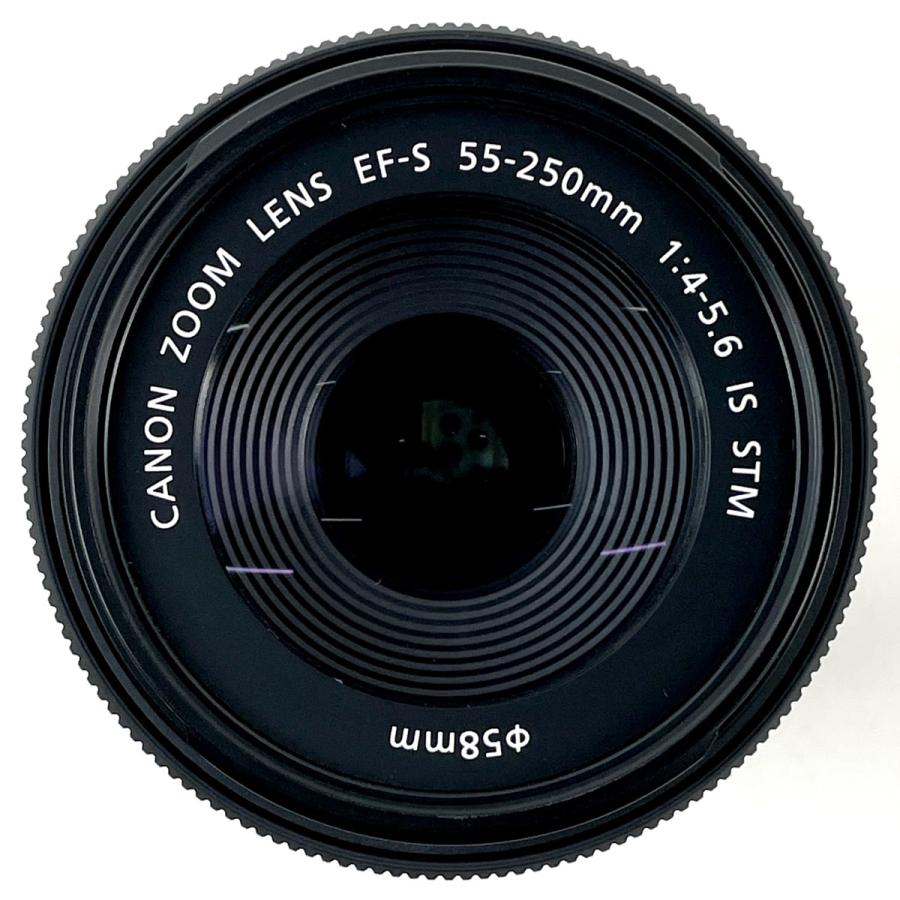 キヤノン Canon EF-S 55-250mm F4-5.6 IS STM 一眼カメラ用レンズ（オートフォーカス） 中古