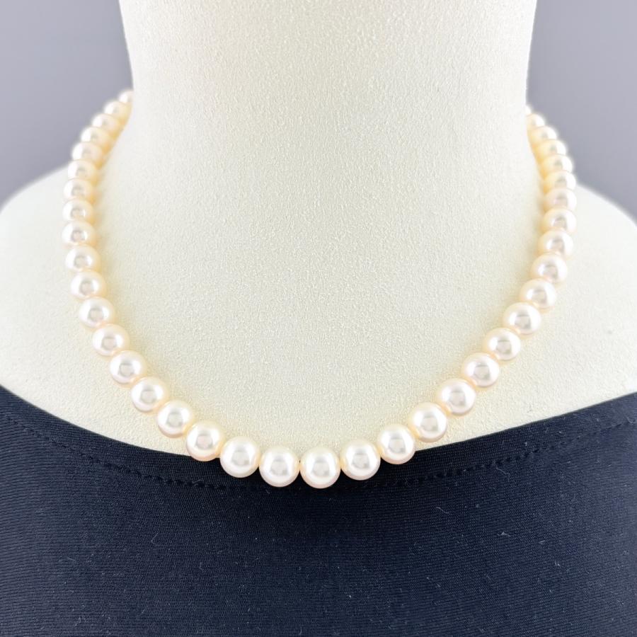 タサキ TASAKI パール デザインネックレス シルバー 真珠 ネックレス
