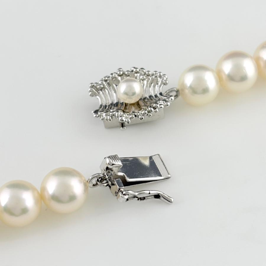 タサキ TASAKI パール デザインネックレス シルバー 真珠 ネックレス