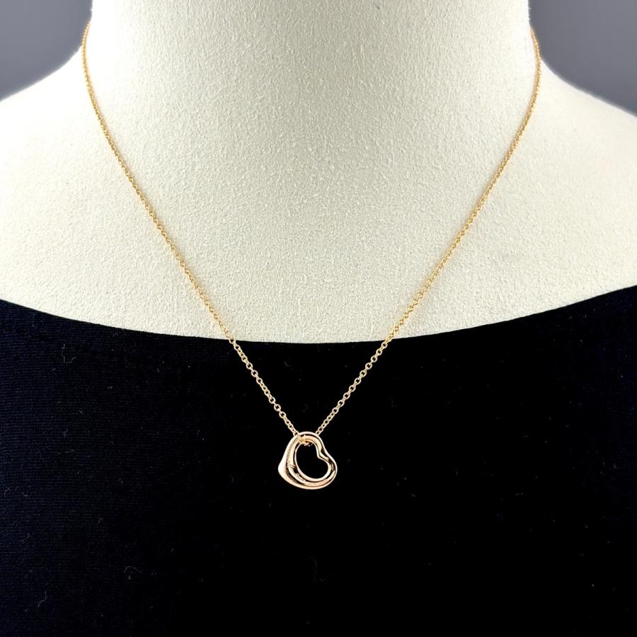 TIFFANY&Co.（ティファニー） オープンハート ネックレス PG ピンク