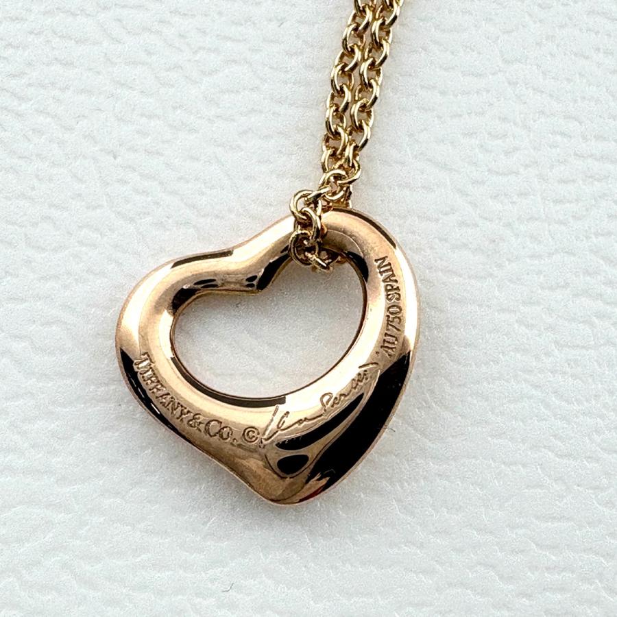 TIFFANY&Co.（ティファニー） オープンハート ネックレス PG ピンク