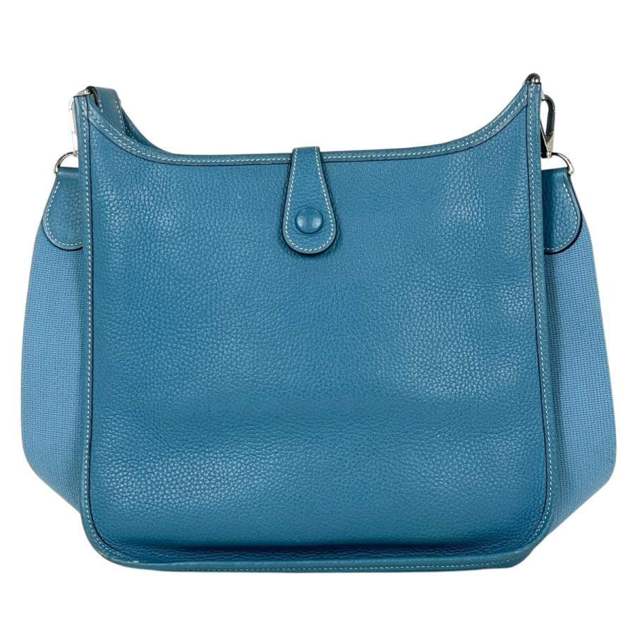 エルメス HERMES エブリン1 Ｈロゴ PM ショルダーバッグ トリヨンクレマンス ブルージーン I レディース 中古_2