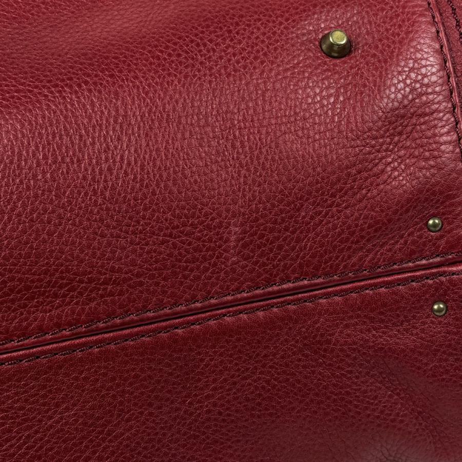 Chloe（クロエ） パディントン ハンドバッグ レザー レッド レディース