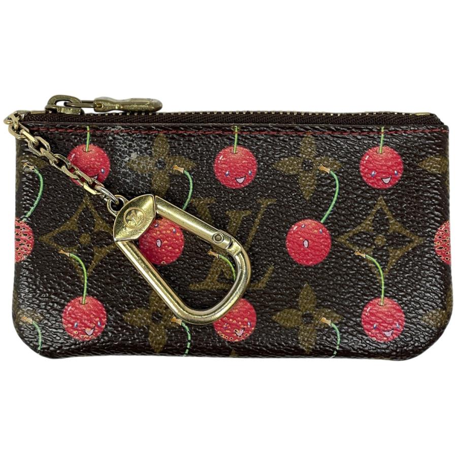 Louis Vuitton 村上隆 チェリー柄 ケース ヴィトン 小銭入れ LOUIS VUITTON（ルイ・ヴィトン） ポシェット クレ 村上隆 コイン