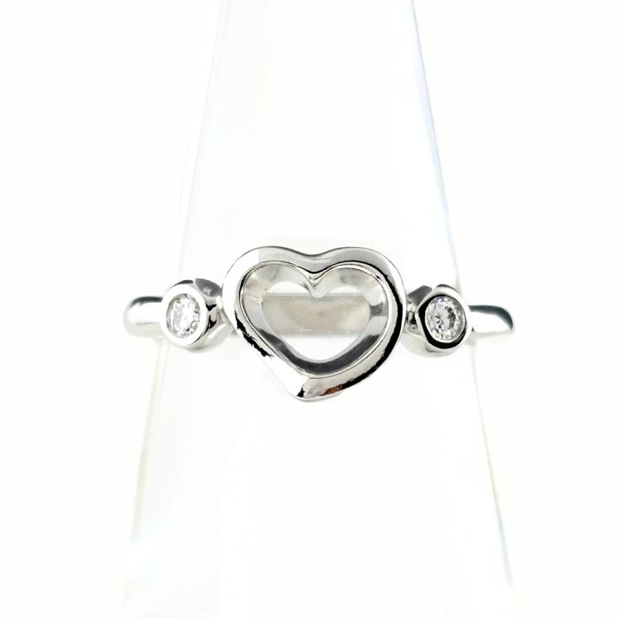 TIFFANY&Co.（ティファニー） オープンハート リング プラチナ 指輪