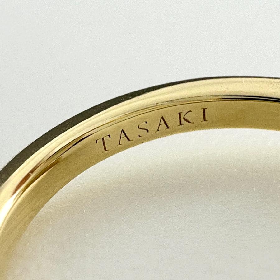 タサキ TASAKI パール デザインリング YG イエローゴールド 指輪 真珠 