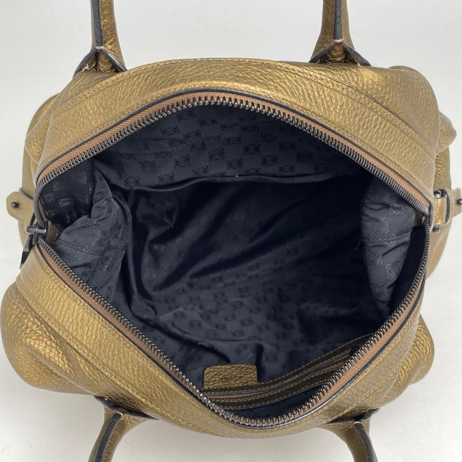 LOEWE】2way ショルダーバッグ マイア アナグラム レザー メタリック 