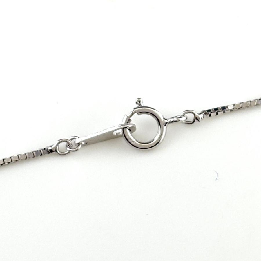 メレダイヤ デザインネックレス WG ホワイトゴールド ペンダント ダイヤモンド ネックレス K18 WG K14 レディース 中古_4