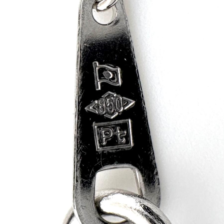 メレダイヤ デザインネックレス プラチナ ペンダント ネックレス Pt900 Pt850 ダイヤモンド レディース 中古_5