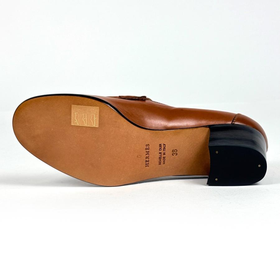 HERMES（エルメス） スクエアトゥ パンプス ハイヒール ローファー 靴 