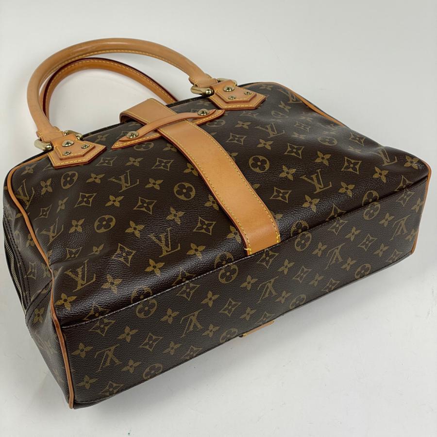 ルイ・ヴィトン Louis Vuitton マンハッタンGM 手提げ ハンドバッグ モノグラム ブラウン M40025 レディース 中古