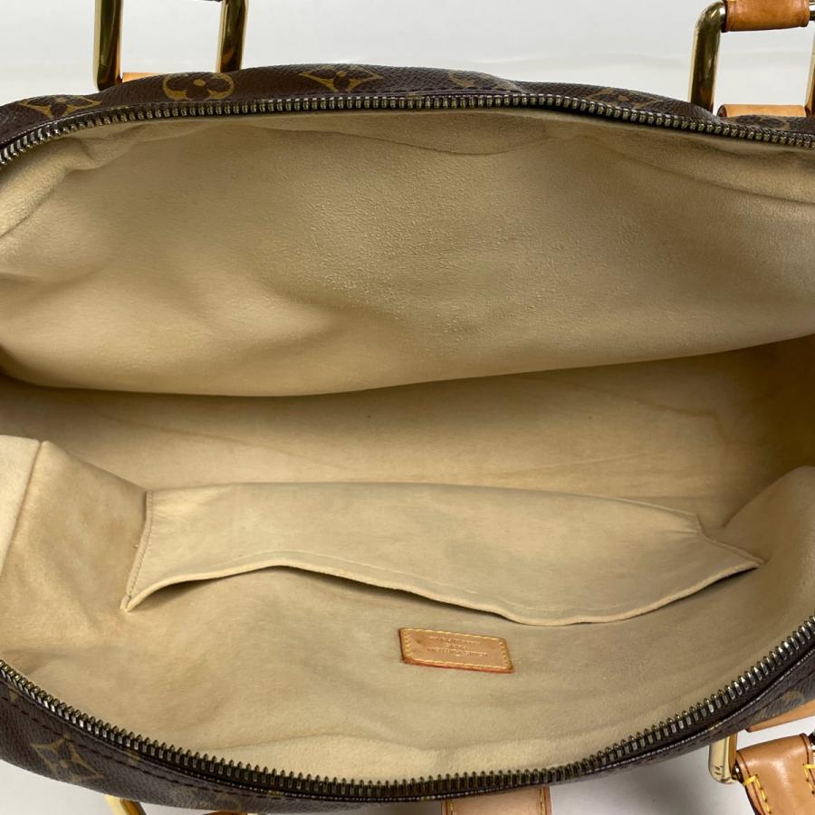 ルイ・ヴィトン Louis Vuitton マンハッタンGM 手提げ ハンドバッグ モノグラム ブラウン M40025 レディース 中古
