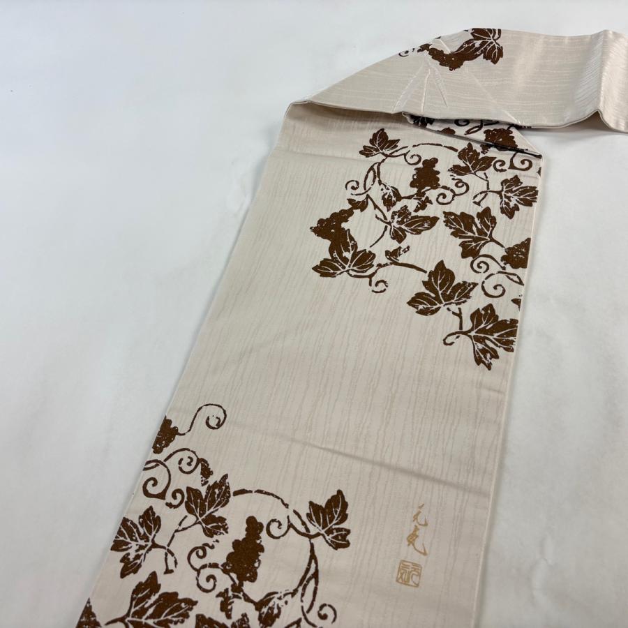 美品】 名古屋帯 逸品 正絹 【】 O0571 美品 逸品 お洒落 クリスマス