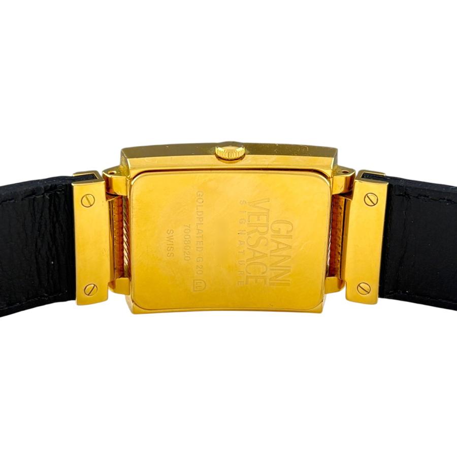 GIANNY VERSACE ヴェルサーチ メデューサ 革ベルト 腕時計 GIANNI VERSACE ジャンニ・ヴェルサーチ Gianni Versace スクエア